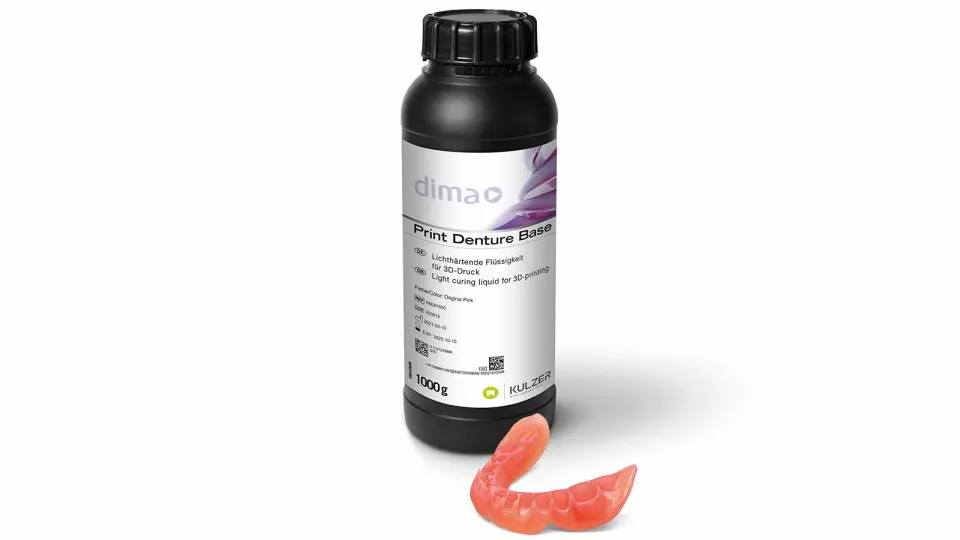 ディーマプリントの3Dプリント義歯材料